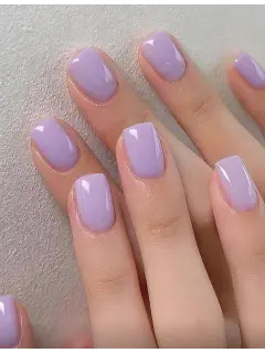 24 PIEZAS DE UÑAS PÚRPURA