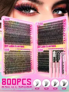 PESTAÑAS POR PUNTO TAMAÑO 30D-40D-50D-60D