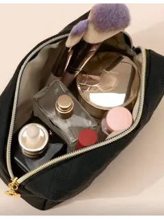 COSMETIQUERAS TONOS NEGRO Y ROSA VIEJA