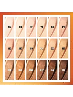 Maybelline Super Stay Up - Tinte para piel de hasta 24 horas, base radiante de cobertura ligera a media