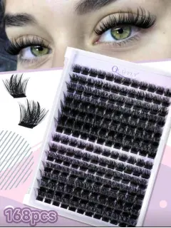 168 RACIMOS DE PESTAÑAS 9-16MM NATURALES