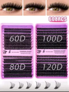 LIBRO DE PESTAÑAS 608 PIEZAS 60-80-100-120